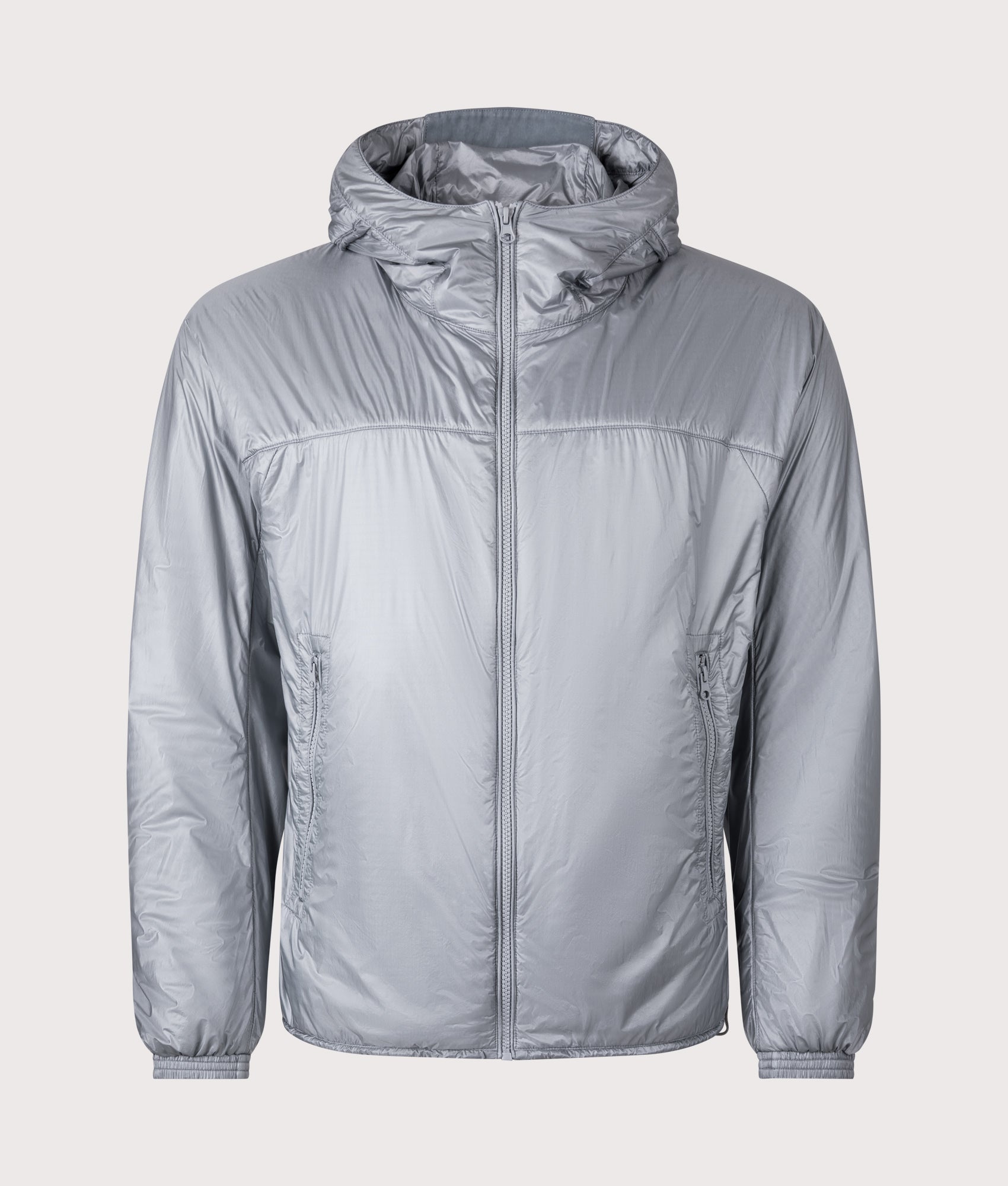 Ten C Piece Dyed Ripstop Primaloft Mid Layer Jacket 973 Quarry Grey