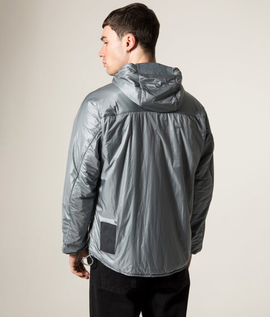 Ten C Piece Dyed Ripstop Primaloft Mid Layer Jacket 973 Quarry Grey
