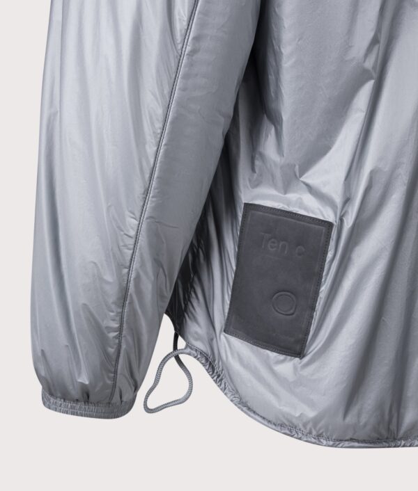 Ten C Piece Dyed Ripstop Primaloft Mid Layer Jacket 973 Quarry Grey