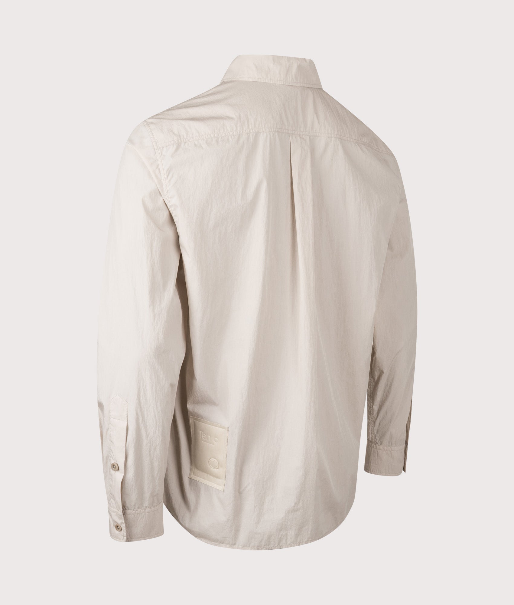 Ten C Piece Dyed Pocket Shirt 307 Grey Sand