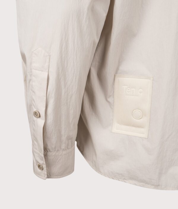 Ten C Piece Dyed Pocket Shirt 307 Grey Sand
