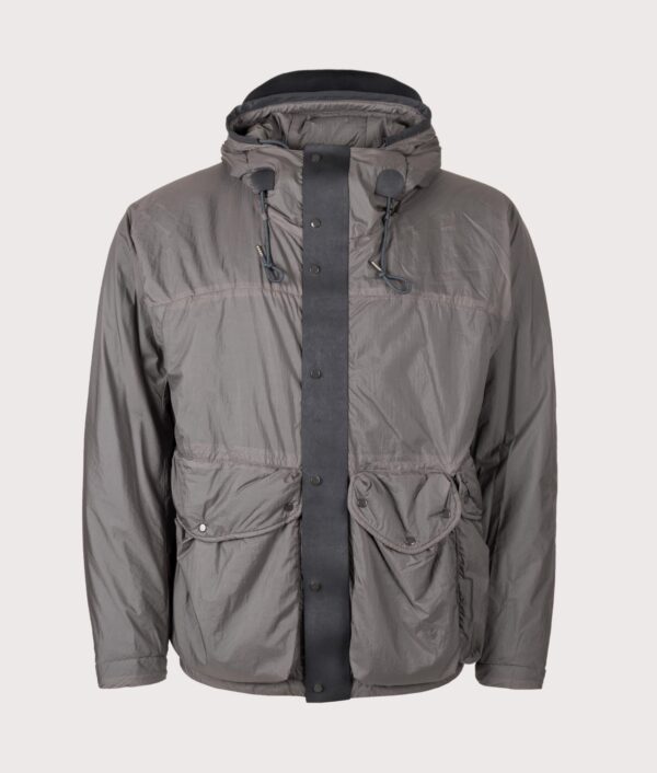 Ten C Lightly Padded Skye Ten Anorak Jacket 952 Iron Grey - Image 1