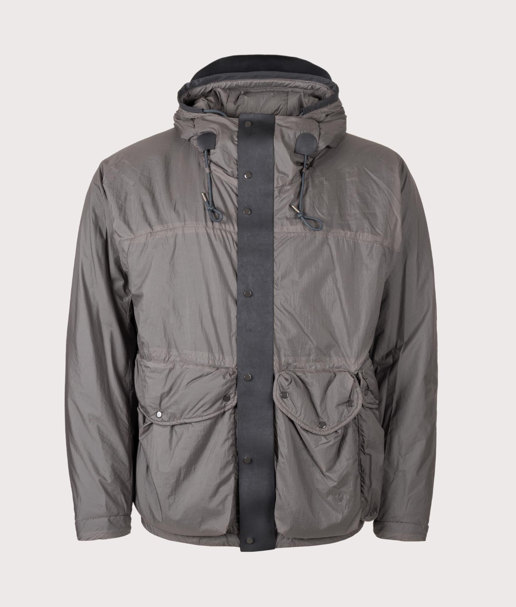 Ten C Lightly Padded Skye Ten Anorak Jacket 952 Iron Grey - Image 1