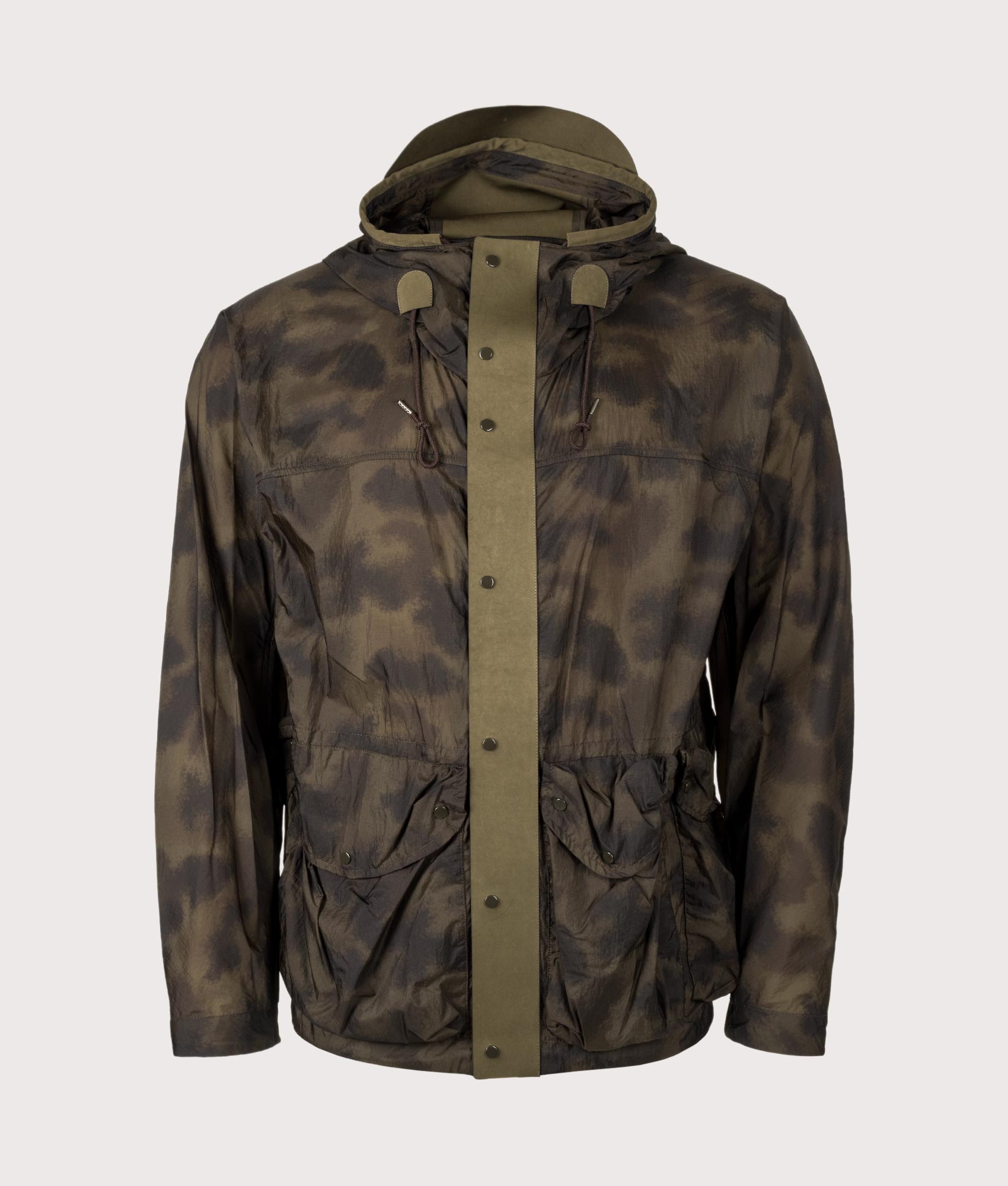 Ten C Camou Skye Ten Anorak Jacket 659 Olive Green