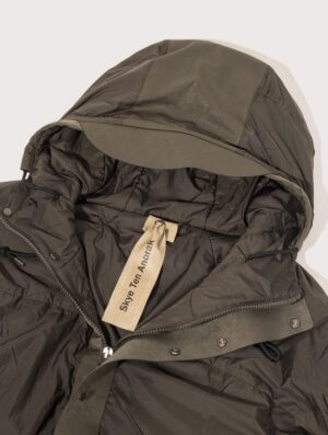Ten C Lightly Padded Skye Ten Anorak Jacket Green Lizard