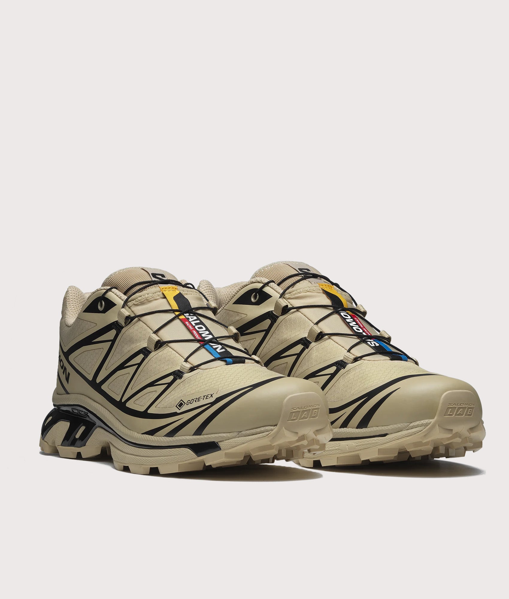 SALOMON XT-6 GTX Trainers Safari/Safari/Black
