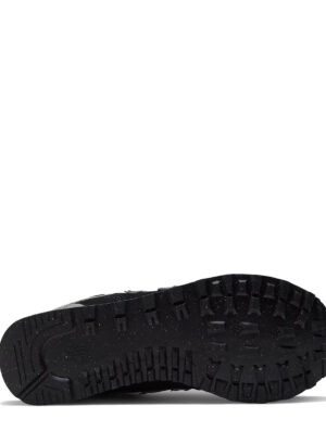 New Balance Womens 574 Trainers Black / White