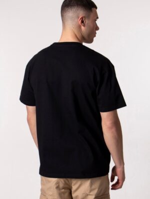 Carhartt WIP Loose Fit Chase T-Shirt 00FXX Black/Gold - Image 4