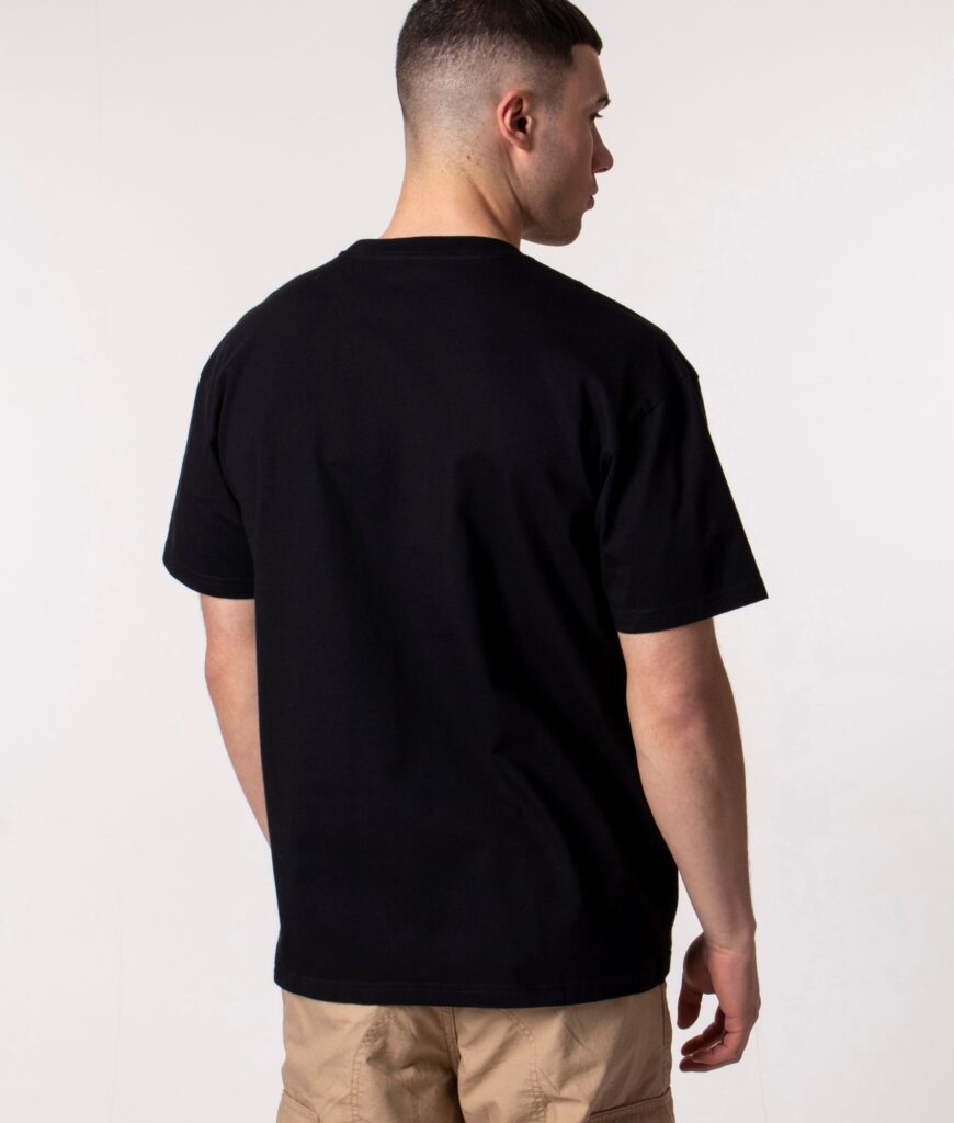 Carhartt WIP Loose Fit Chase T-Shirt 00FXX Black/Gold