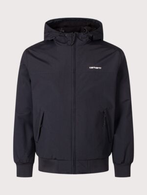 Carhartt WIP Regular Fit Hooded Sail Jacket 0D2XX Black/White