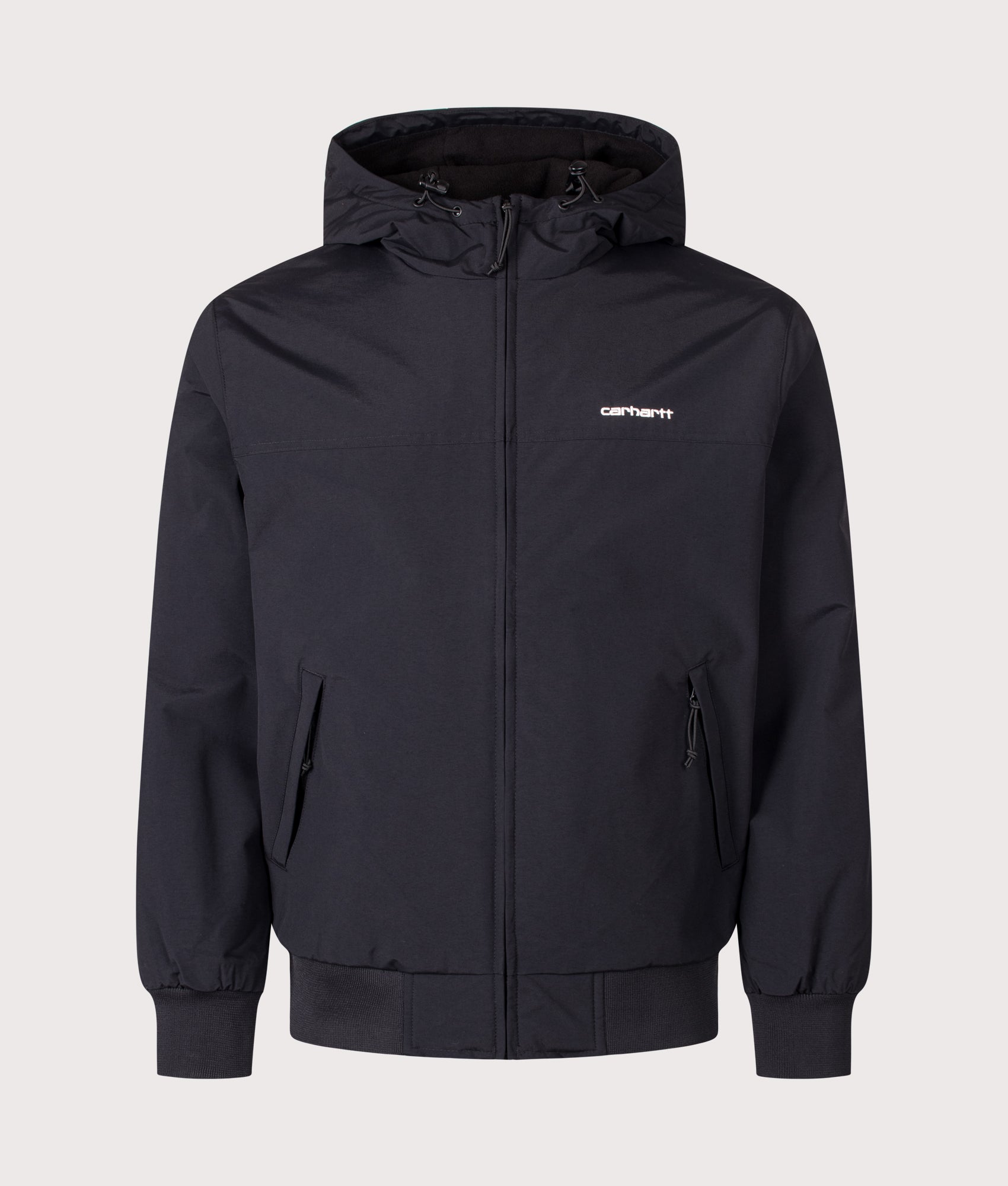 Carhartt WIP Regular Fit Hooded Sail Jacket 0D2XX Black/White
