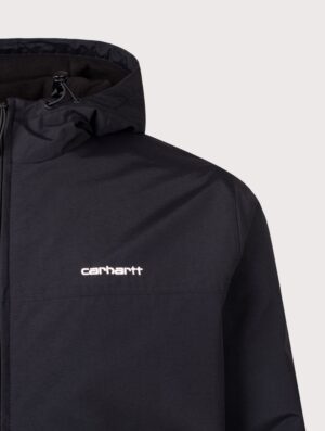 Carhartt WIP Regular Fit Hooded Sail Jacket 0D2XX Black/White