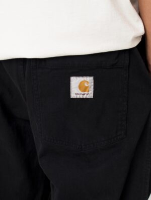 Carhartt WIP Relaxed Fit Floyde Pants 89GD Black - Image 2