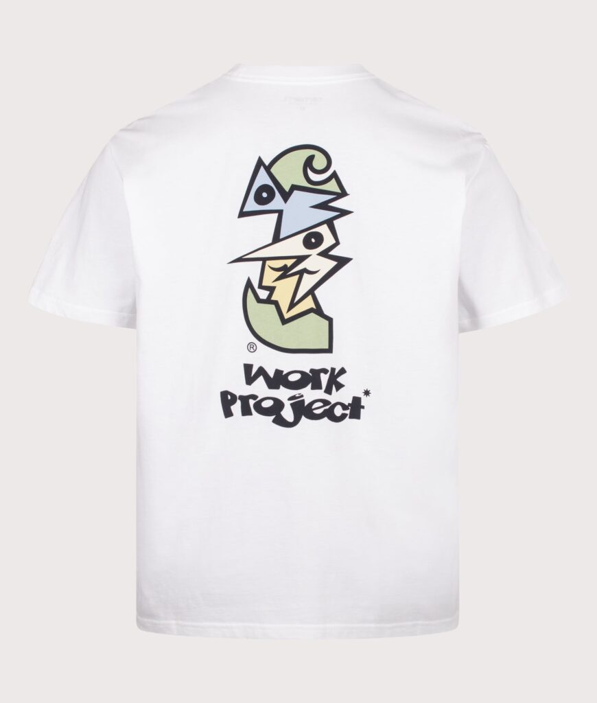 Carhartt WIP Loose Fit Cubist T-Shirt 02XX White