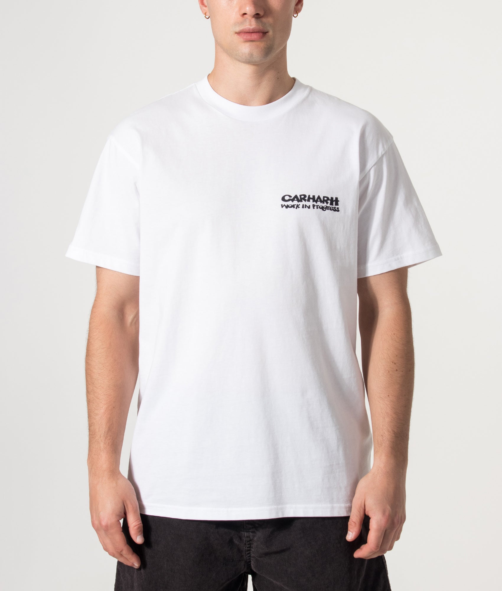 Carhartt WIP Loose Fit Cubist T-Shirt 02XX White