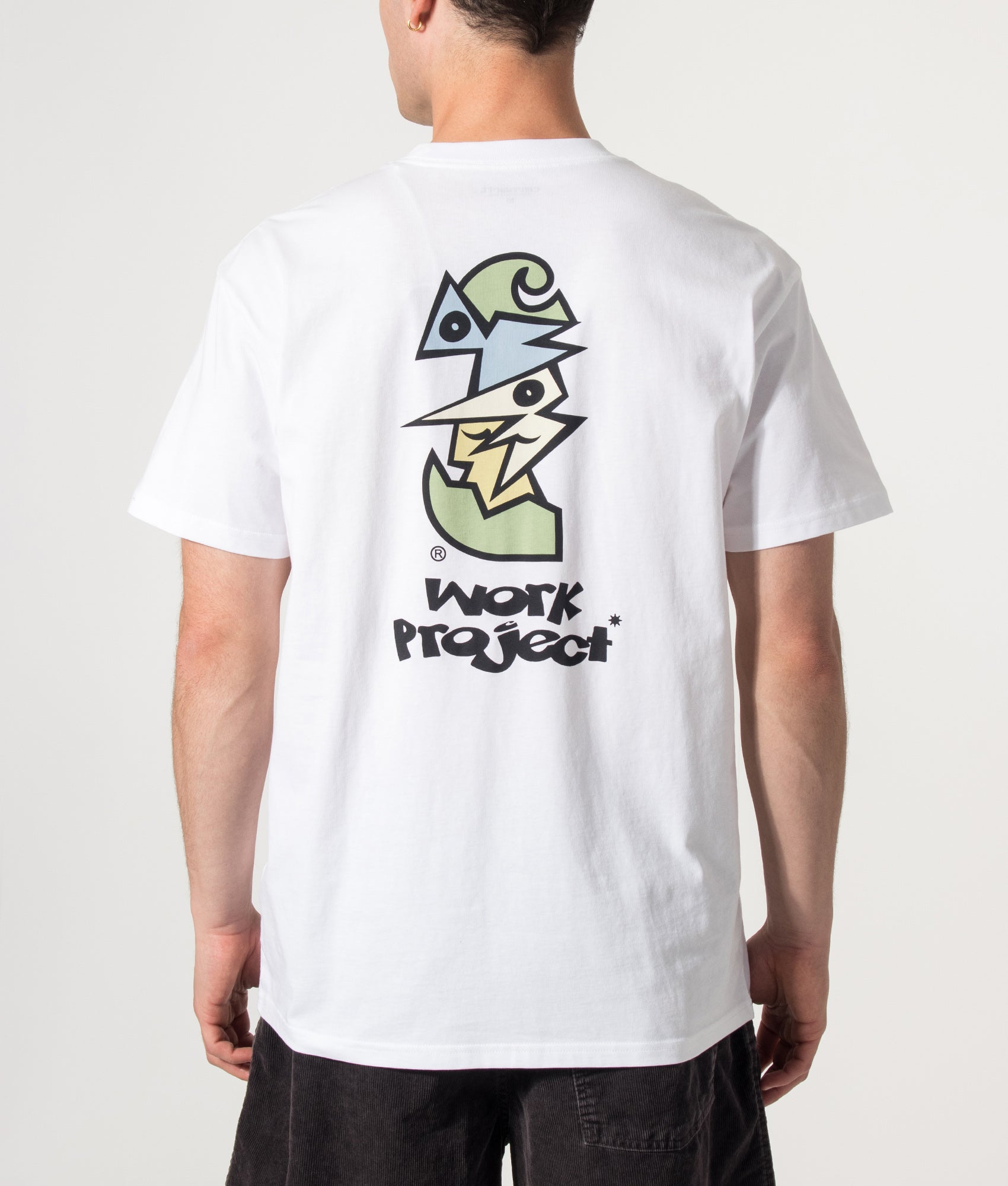 Carhartt WIP Loose Fit Cubist T-Shirt 02XX White