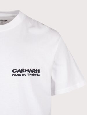Carhartt WIP Loose Fit Cubist T-Shirt 02XX White