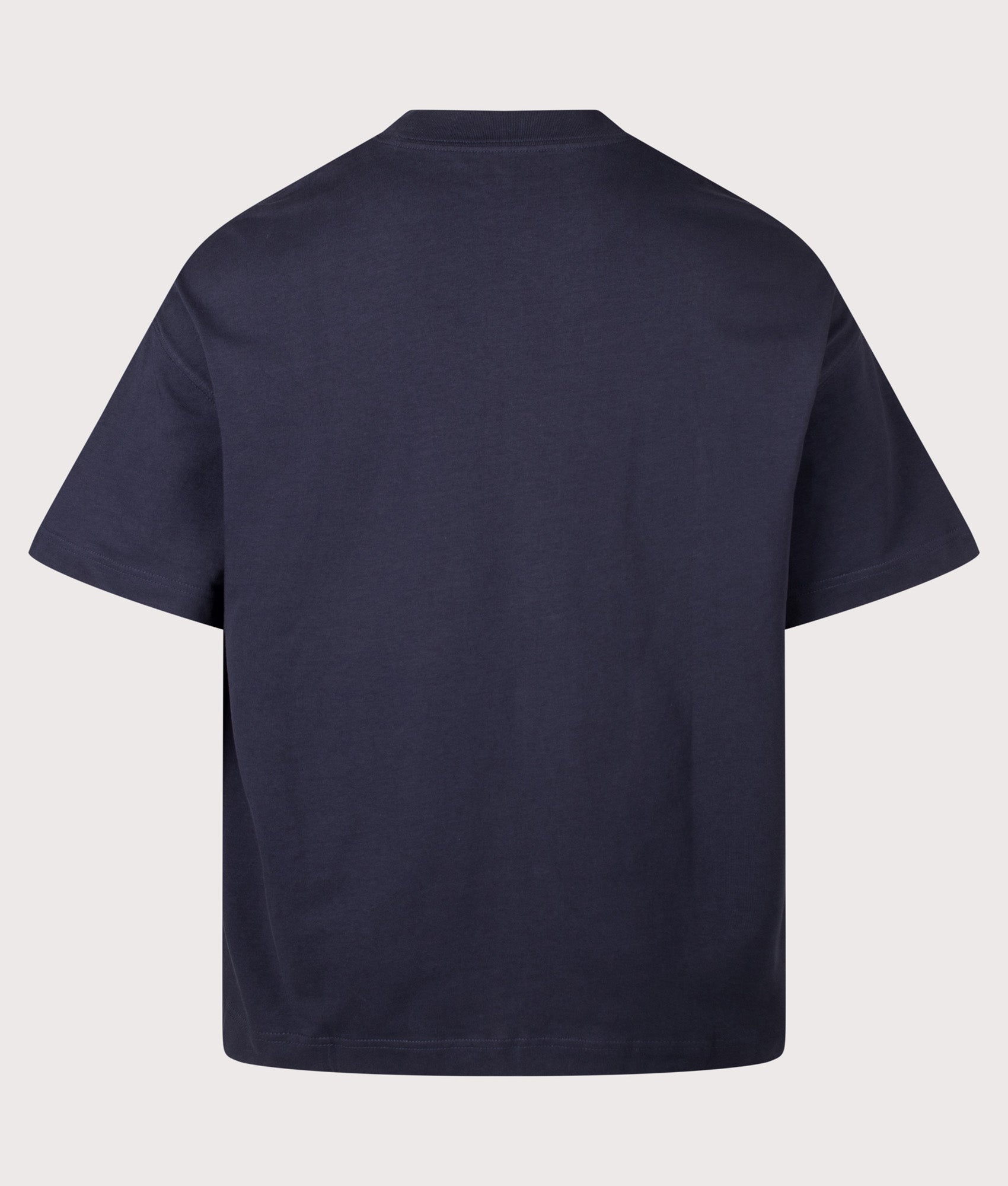 Carhartt WIP Boxy Loose Fit Signature Script T-Shirt 3Z6XX Dark Navy/WIP Dusty H