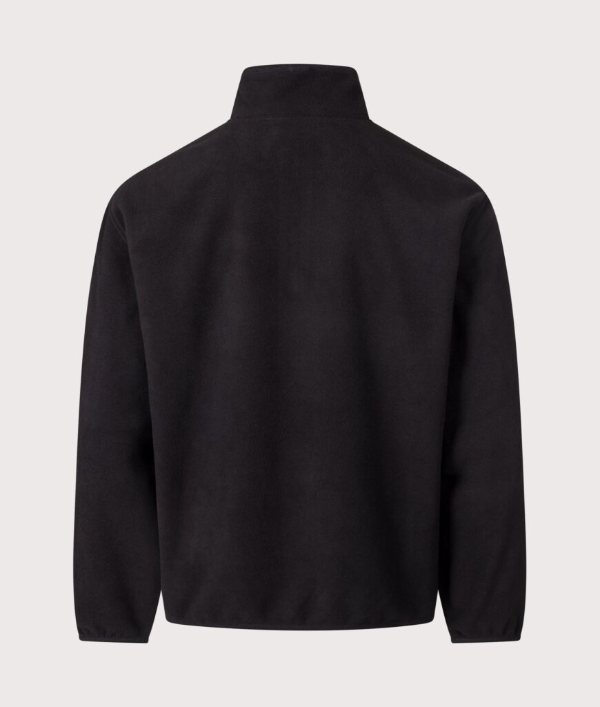 Carhartt WIP Balloon Fit Edmore Quarter Zip Fleece Sweatshirt 0D2XX Black/White
