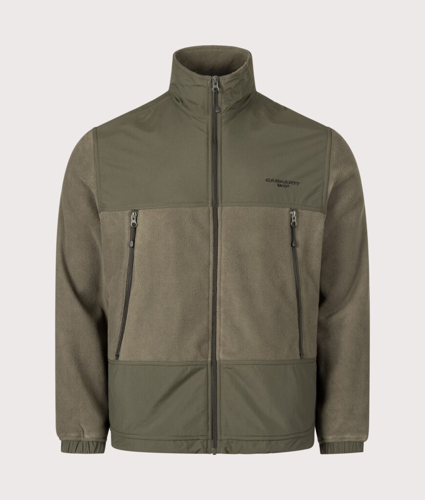 Carhartt WIP Balloon Fit Edmore Fleece Jacket 00PXX Cypress/Black