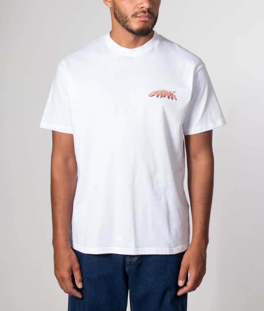 Carhartt WIP Loose Fit Wiptopia II T-Shirt 02XX White