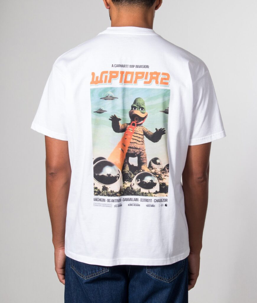 Carhartt WIP Loose Fit Wiptopia II T-Shirt 02XX White