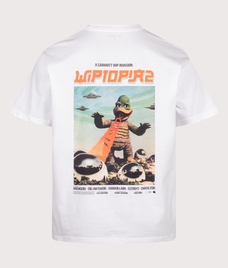 Carhartt WIP Loose Fit Wiptopia II T-Shirt 02XX White