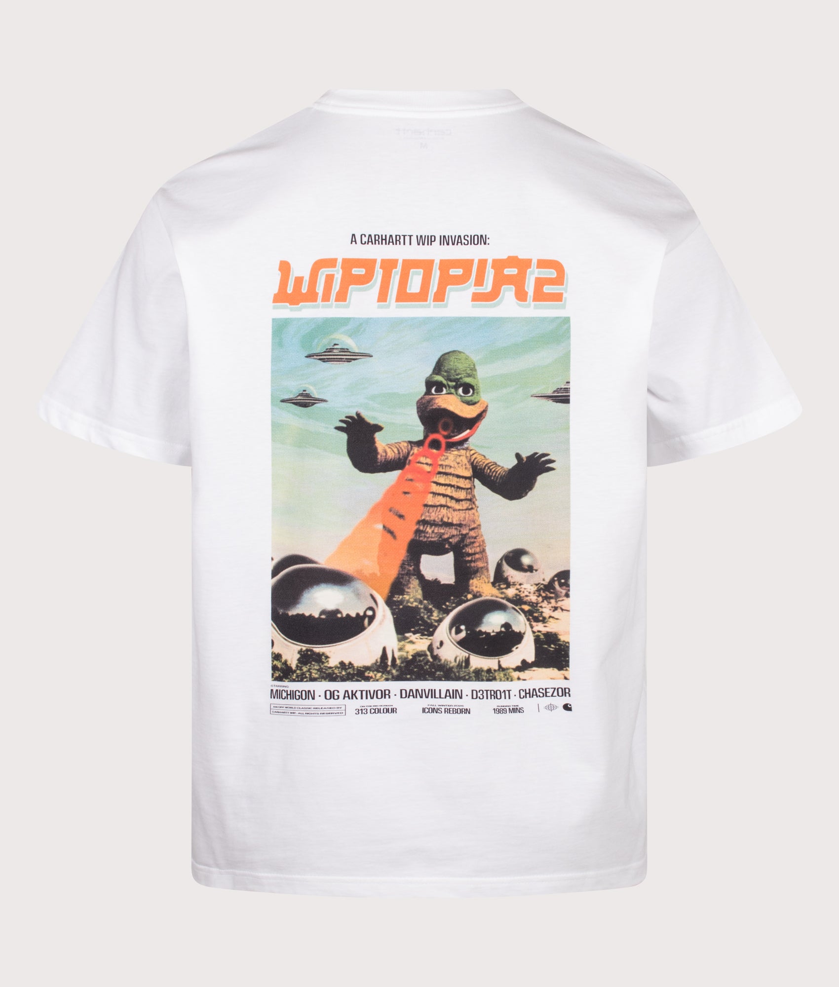 Carhartt WIP Loose Fit Wiptopia II T-Shirt 02XX White