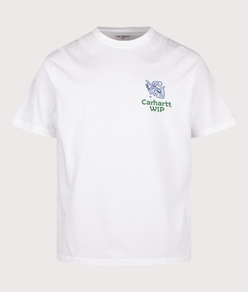 Carhartt WIP Loose Fit Grape Picker T-Shirt 02XX White