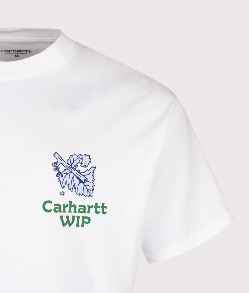 Carhartt WIP Loose Fit Grape Picker T-Shirt 02XX White