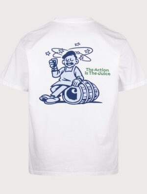 Carhartt WIP Loose Fit Grape Picker T-Shirt 02XX White