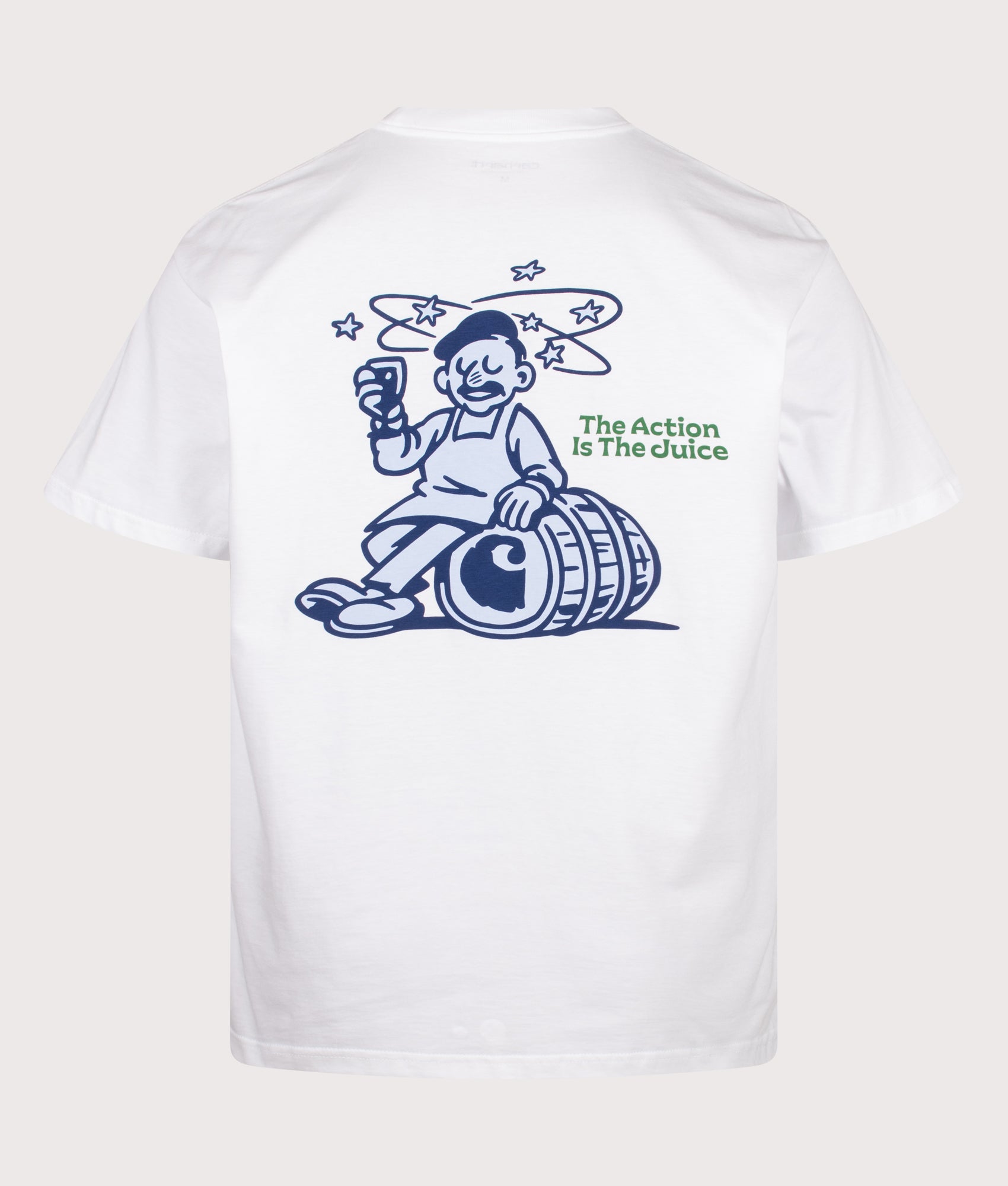 Carhartt WIP Loose Fit Grape Picker T-Shirt 02XX White
