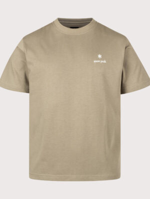 Snow Peak Relaxed Fit New Standard Logo T-Shirt 026 Dark Beige