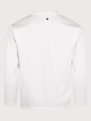 Snow Peak Regular Fit New Standard Logo Long Sleeve T-Shirt 002 Off White