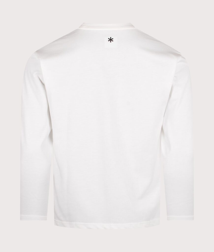 Snow Peak Regular Fit New Standard Logo Long Sleeve T-Shirt 002 Off White