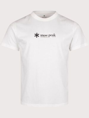 Snow Peak Regular Fit Soft Cotton Logo T-Shirt 002 Off White