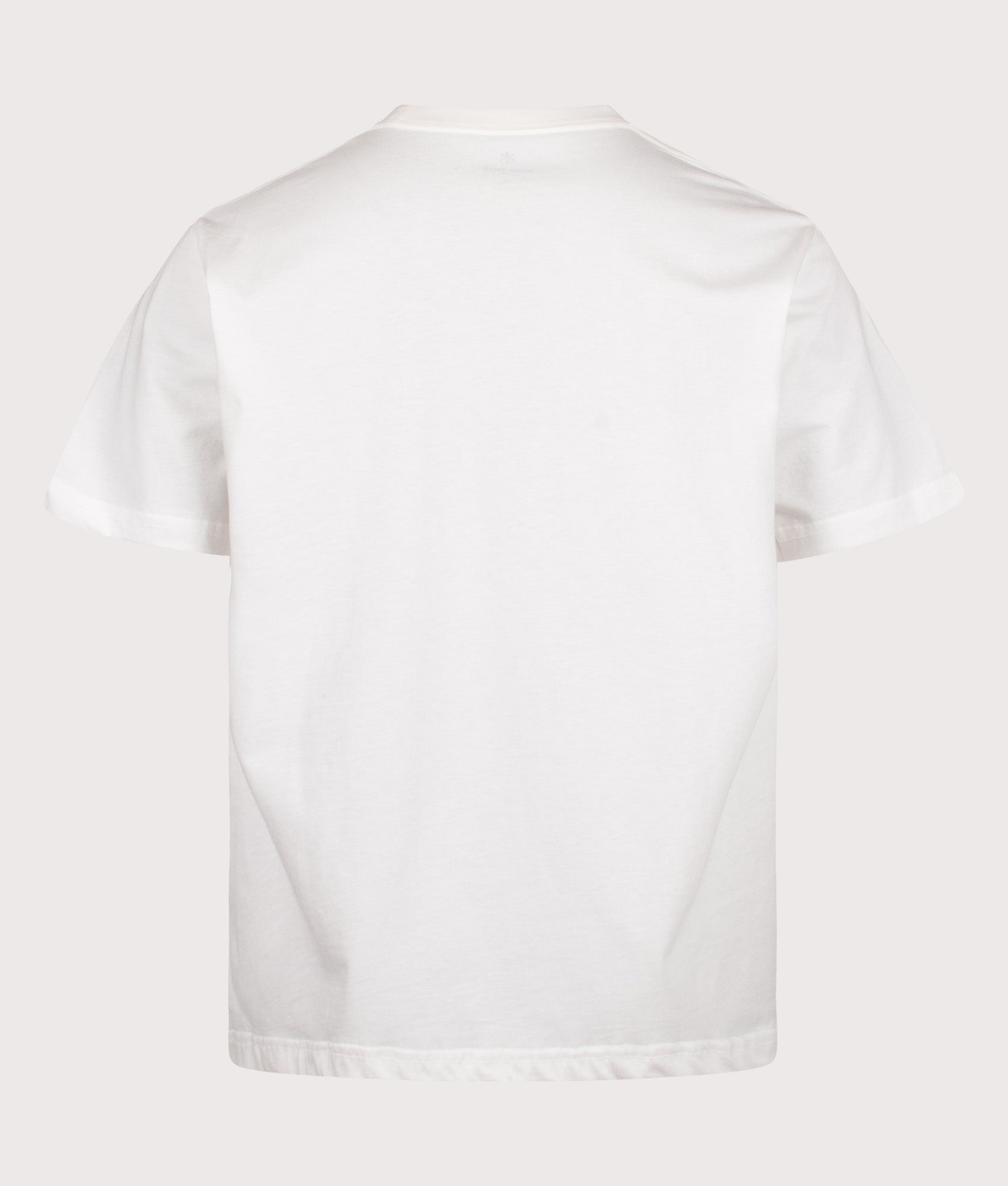 Snow Peak Relaxed Fit Soft Cotton Logo T-Shirt 002 Off White