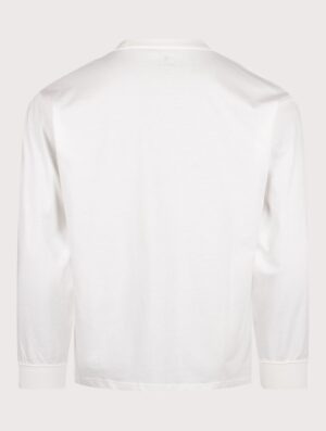 Snow Peak Relaxed Fit Long Sleeve Logo T-Shirt 002 Off White