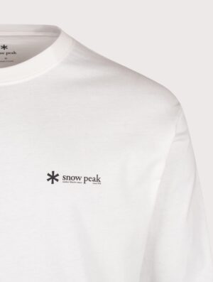 Snow Peak Relaxed Fit Long Sleeve Logo T-Shirt 002 Off White