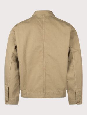 Norse Projects Relaxed Fit Arresskov Broken Twill Overshirt 0924 Lead Grey