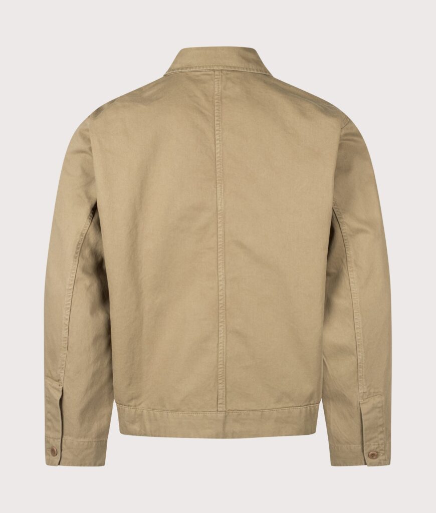 Norse Projects Relaxed Fit Arresskov Broken Twill Overshirt 0924 Lead Grey