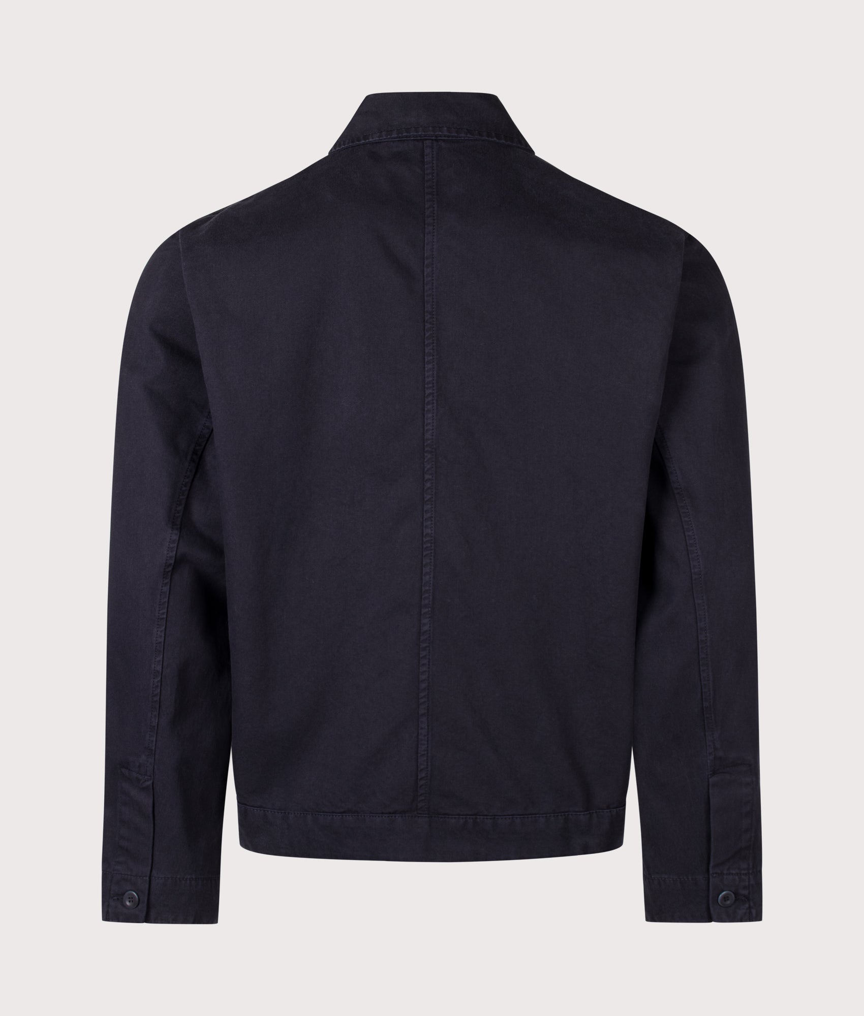 Norse Projects Relaxed Fit Arresskov Broken Twill Overshirt 7004 Dark Navy