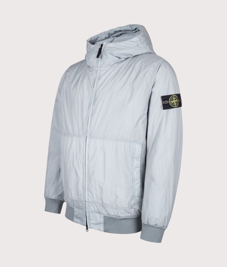 Stone Island Crinkle Reps NY Jacket Ash Grey