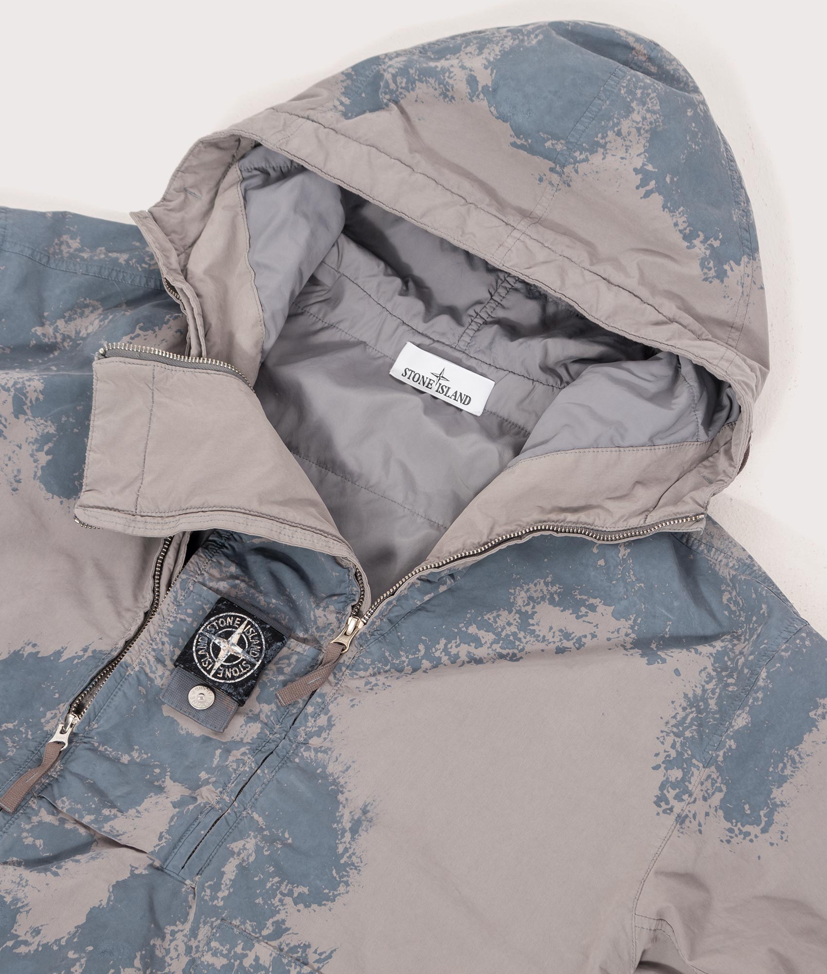 STONE ISLAND Hand Painted David Light-TC Parka V0060 Gray