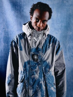STONE ISLAND Hand Painted David Light-TC Parka V0060 Gray
