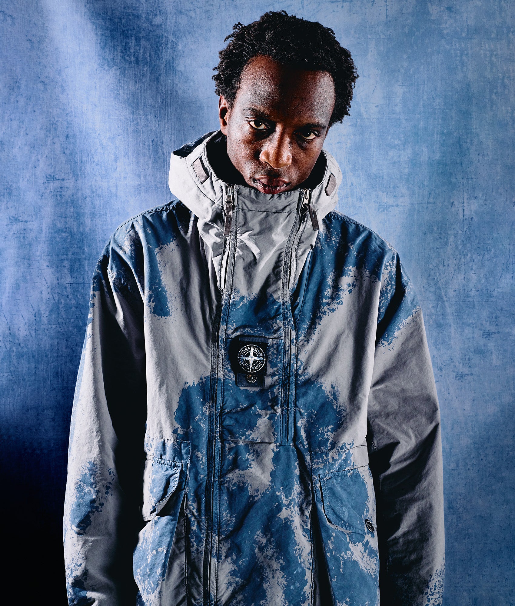 STONE ISLAND Hand Painted David Light-TC Parka V0060 Gray
