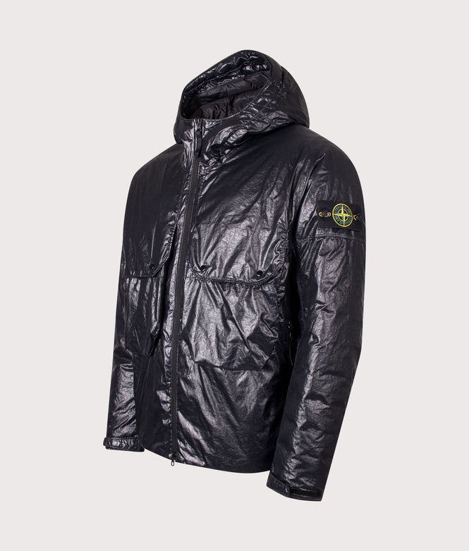 STONE ISLAND Light Nylon 3L-TC Down Jacket V0029 Black