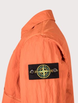 STONE ISLAND Warp Rib Nylon-TC Jacket V003B Burnt Orange