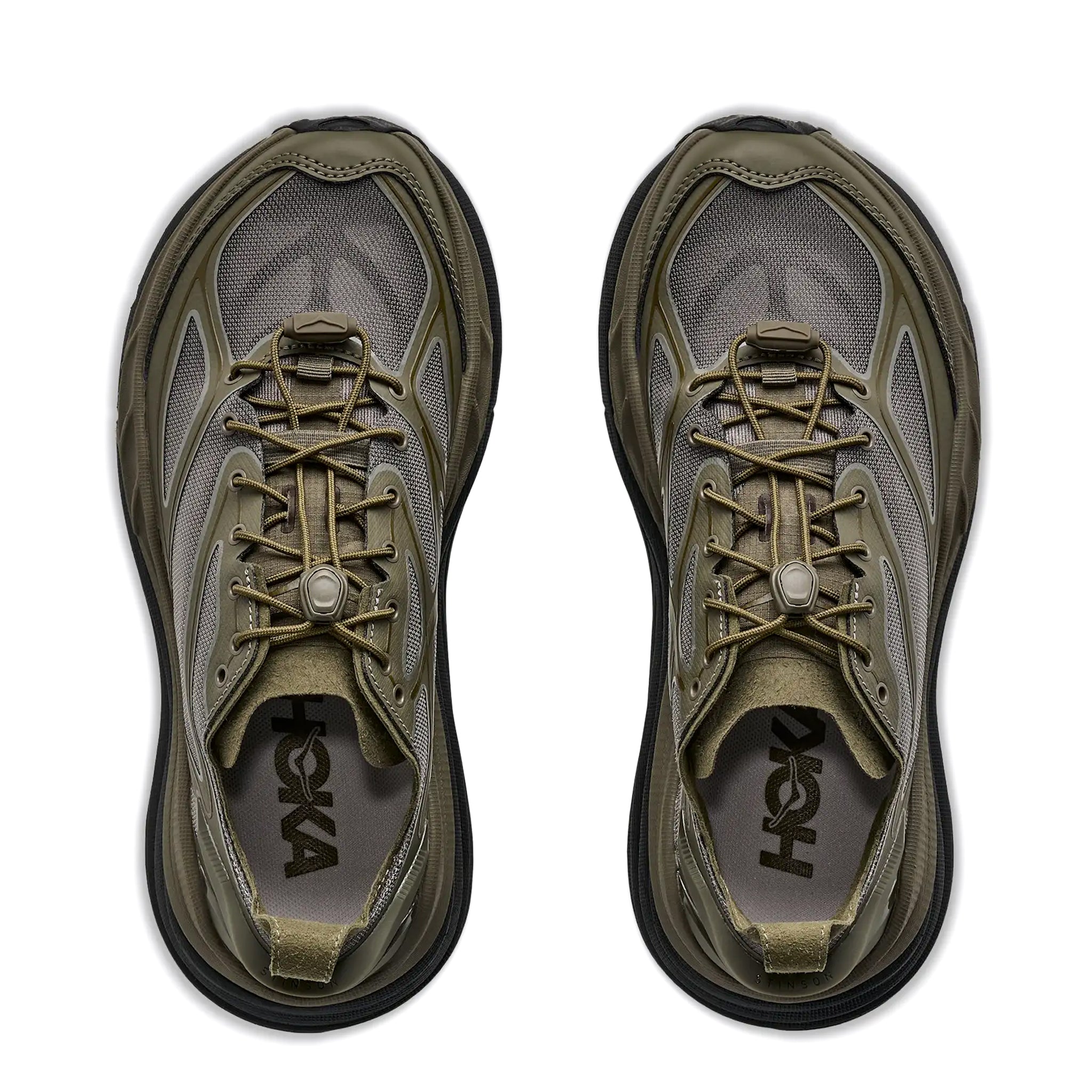 Hoka Stinson One7 Trainer Antique Olive / Black