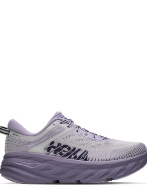 Hoka Womens Bondi 7 Trainer Stardust / Mellow Lilac